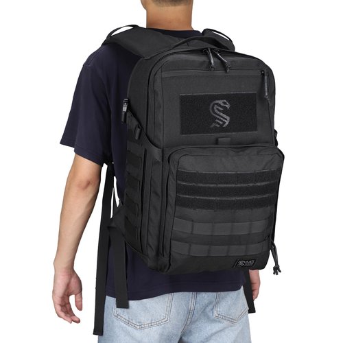 Snacam Military Tactical Backpack for Men, Molle Army Rucksack Pack, Bug Out Bag, Laptop Compartment, 30L