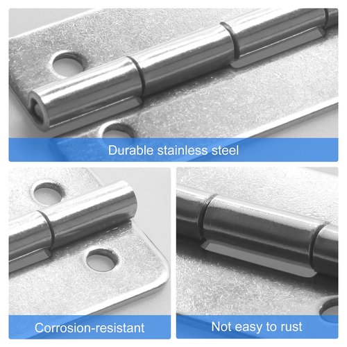 GEAIN Cooler Stainless Steel Hinges Fits for Igloo Ice Chests Hinges Replacement - 3 Pack