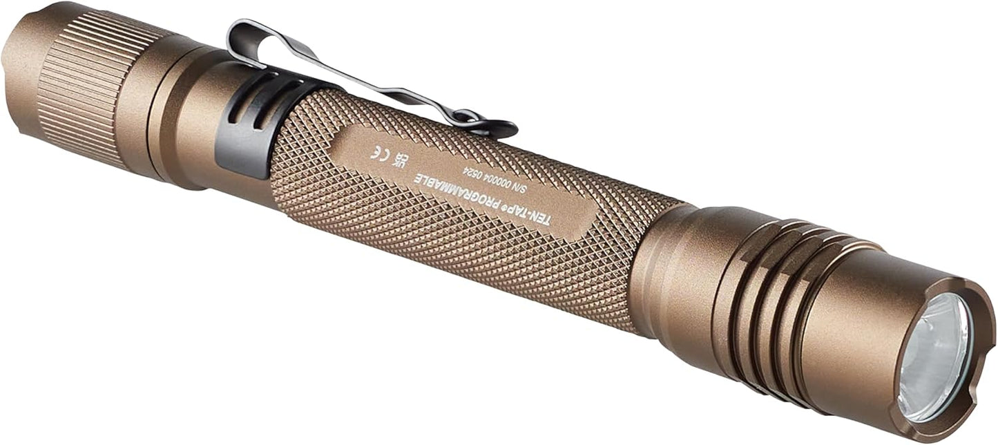 Streamlight 88072 ProTac 2AA-X 270-Lumen Multi-Fuel Personal Carry Tactical Flashlight with Alkaline Batteries, Coyote