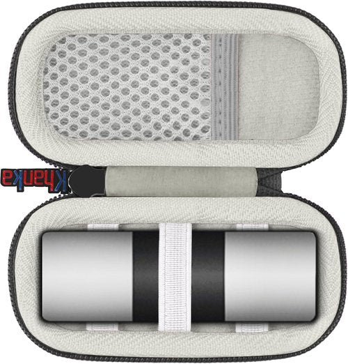 khanka Hard Case for AliveCor KardiaMobile ECG Monitor, Fits KardiaMobile 6L/6L Max, 6-Lead Personal EKG Device, Portable Heart Monitor Storage Case（Gray）