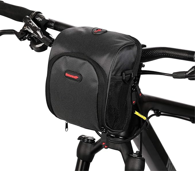 Rhinowalk Bike Handlebar Bag,Bike Front Bag Road Bike Bag Bike Frame Bag Bike Basket Bag Bicycle Bag Professional Cycling Accessories