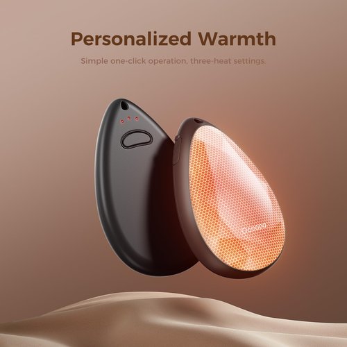 OCOOPA Hand Warmers Rechargeable 2 Pack, Portable, Stylish, Diamond-Shape Magnetic Electric Handwarmer, Reusable Pocket Heater, Raynaud, Hiking, Christmas, 2025 Tech Gifts for Women Camping, UT4 Rare