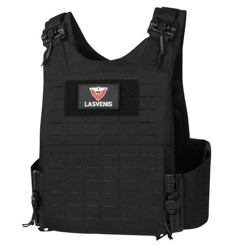 LASVENIS Tactical Vest for Men, Quick Release Lightweight Vests, Adjustable Breathable Weighted Vest