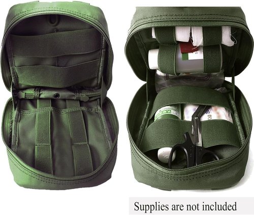 Carlebben EMT Pouch MOLLE Ifak Pouch Tactical MOLLE Medical First Aid Kit Utility Pouch