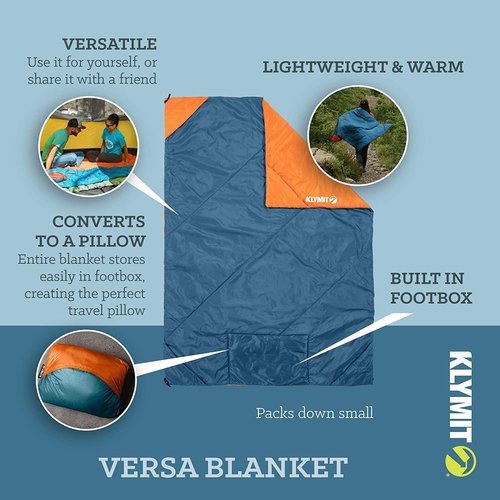 Klymit Versa Packable Camping Blanket & Comforter