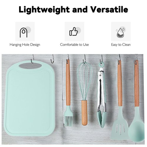 Camkinger Camping Accessories Kitchen Cooking Utensils Set - Portable Outdoor Camp Cookware Set, Silicone Camper Essentials Gear Must Have Supplies for Travel RV BBQ Grill Picnic Hiking
