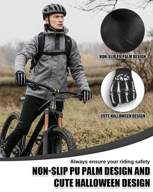 RIGWARL Thin Fleece Gloves for Cold Weather, Early Winter Glove Men Women with Touchscreen Fingers, Thermal Warm Drving Gloves for Running Hiking Walking Skiing Biking, Great Gift for Late Autumn