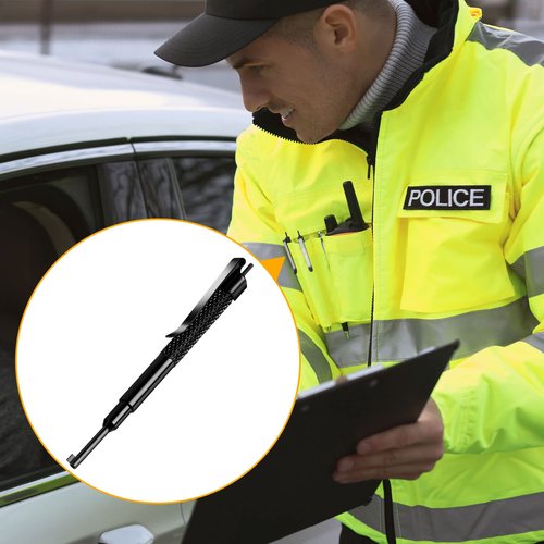 JOTOVO Pocket Handcuff Key 5" Extra Long Cuff Key Strong Polymer Finish, Police Cuff Key with Clip Compatible with Most Hand Cuffs- 4 Pack