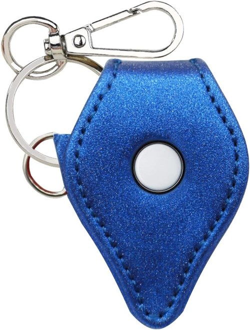 Case for GO Plus, Go Plus Case Cover Skins, Go Plus Holder Accessories with Keychain Carabiner, Glitter Seablue. by Logity