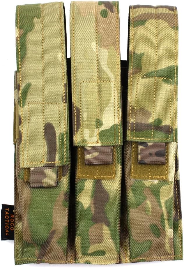Tactical Molle Magazine Pouch, Kriss Tactical Pistol Triple Mag Pouch, Multi-use