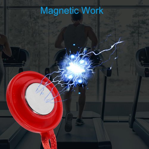 PATIKIL Universal Treadmill Magnet Safety Key 1.1inch, Treadmill Key Replacement with Magnetic Safety Switch Lock for Running Machine Image Gym, Red