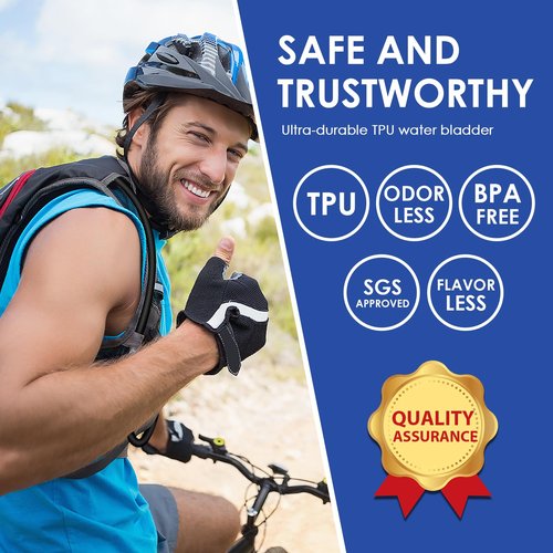 UTOBEST 5L Running Vest with 1.5L TPU Hydration Bladder