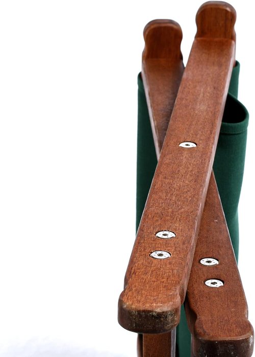 BYER OF MAINE Pangean Folding Stool – Canvas Camp & Wood Camp Stool for Portable & Outdoor Seating in Natural Color