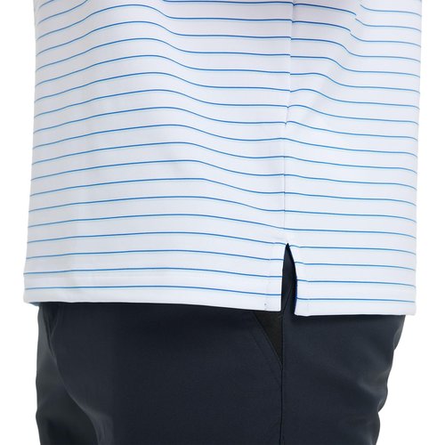 M MAELREG Striped Polo Shirts for Men Breathable Mens Collared Shirts Short Sleeve Performance Dry Fit Golf Polo