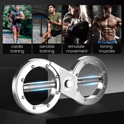Burn Machine 12LB Hand and Forearm Trainer, Grip Strength Trainer, Resistance Spinning Burn Rotator Machine Trainer for Wrist, Forearm, Shoulder, Strength Training Machine for Home Gym Exercise