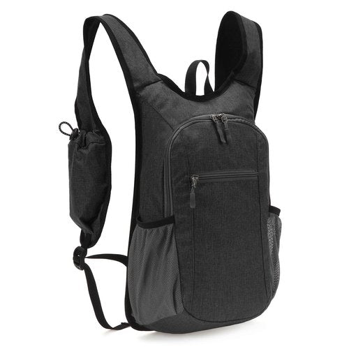 Hiking Daypack Small Travel Hiking Backpack for Women and Men Lightweight Packable Travel Back Pack for Women Men,Black
