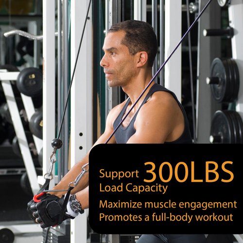 Dsyboko Fitness Pulley Cable for Total Gym Cable Replacement Compatible with Total Gym Models 1000, 1500, 2000, 3000 Exercise Cable Steel Wire Rope attachments (2-Pack)