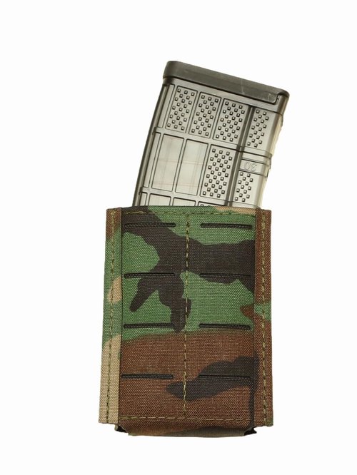 Esstac Diaper Midlength 5.56 Pouch, One Wrap Belt Mount (M81 Woodland)