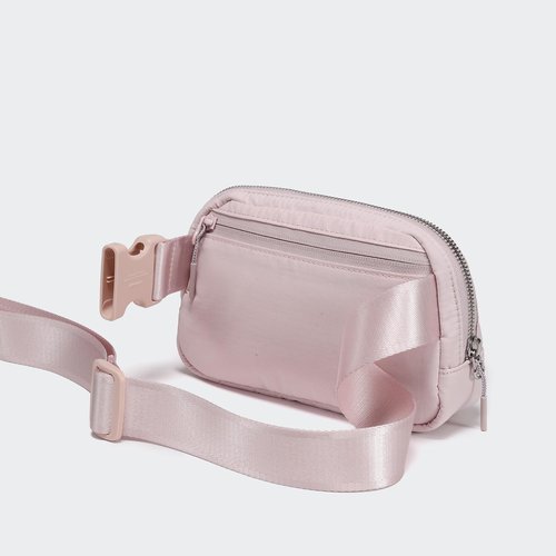 Pander Unisex Belt Bag Fanny Pack for Women with Adjustable Strap, Small Waist Pouch for Workout Running Traveling Hiking. (Pink)