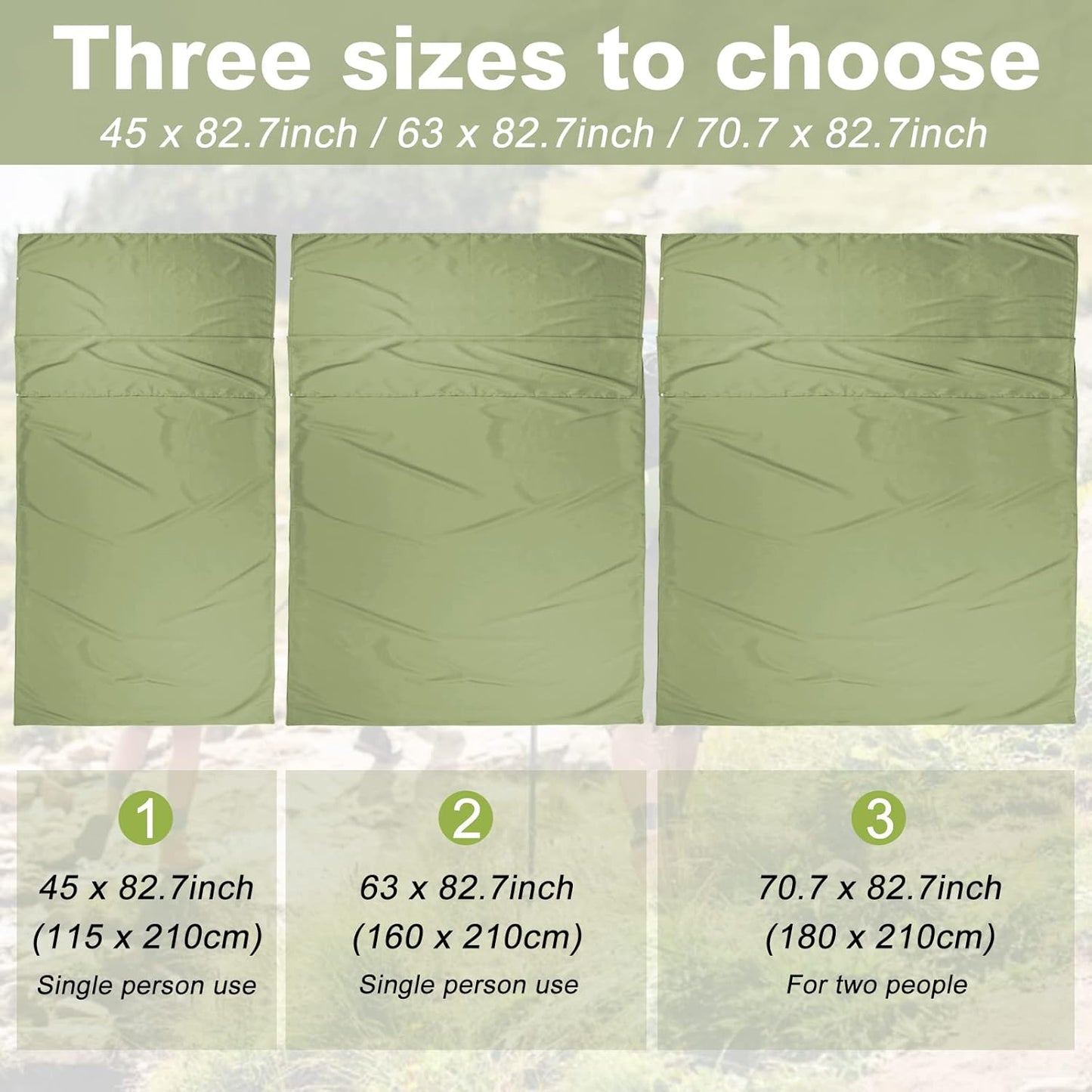 Sleeping Bag Liner Travel Sheets for Hotel Camping Sheets Travel Bed Sheets for Hotel Lightweight Single &Double Compact Sleeping Bag Sack Breathable Travel Sleeping Bag for Hotels Adult Compact Sacks