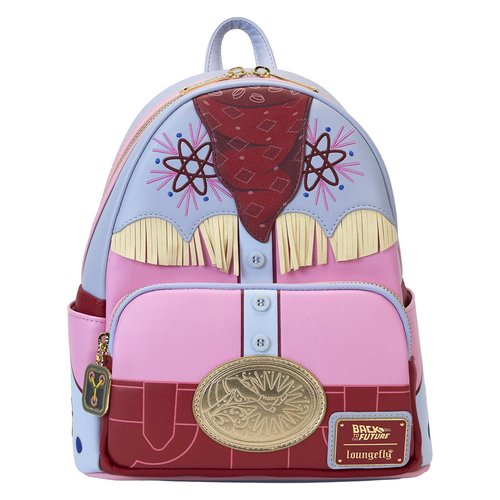 Loungefly Universal Back to The Future 40th Anniversary Mini Backpack