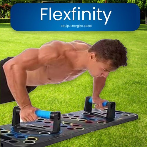 Push-Up Board Foldable | 56-in-1 Pushup Board & Push Up Bar | Home Gym & Workout Equipment | Pilates Board & Fitness Equipment for Strength Training | Men and Women Workout Gear