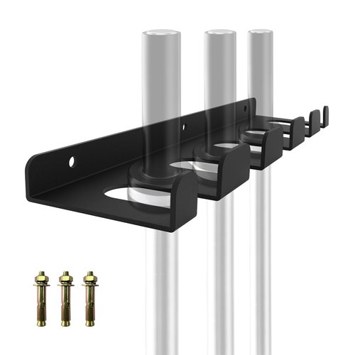 KSWLOR Barbell Storage Rack,Heavy Duty Vertical Hanging Barbell Rack,Wall Mounted Barbell Holder, Olympic Wall Mount Barbell Holder Space Saving Bar Holder Suitable for for Home,Commercial, Garage Gym