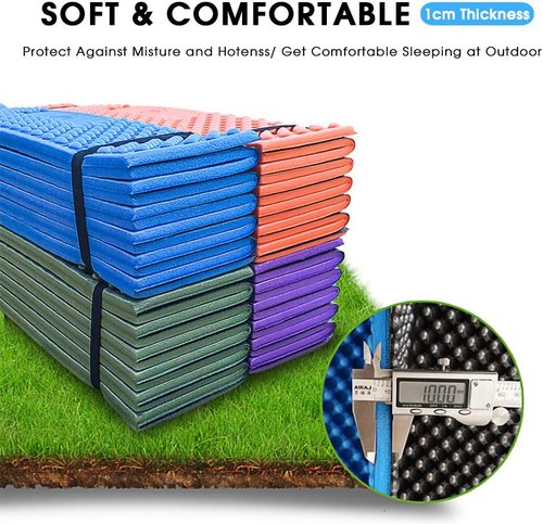 Dilwe Foam Sit Mat, Lightweight Folding Pads for Yoga, Exercise, Camping & Hiking