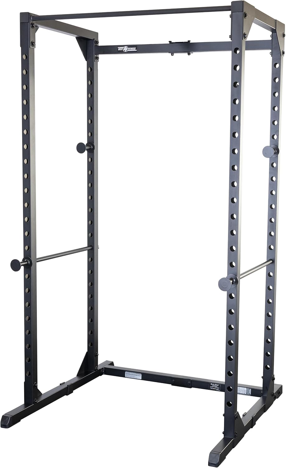 Power Rack for Home Gym - 14-Gauge Steel, 500lb Capacity, Chin Bar & 23 Safety Bars