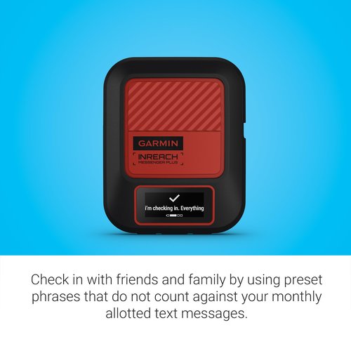 Garmin inReach® Messenger Plus, SOS Satellite Communicator with Photo, Text & Voice Messaging Without Cell Service, Long Battery Life, Durable, Temperature-Resistant, Water-Resistant (IPX7) Design