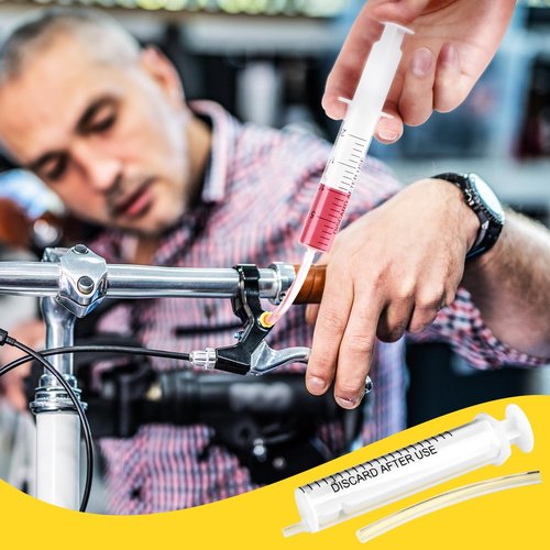 YOUMAYSTORY Brake Bleed Kit for Shimano Hydraulic Brakes, Brake Fluid Change Hydraulic Kits, Including High Performance Brake Fluid Mineral Oil 120ml