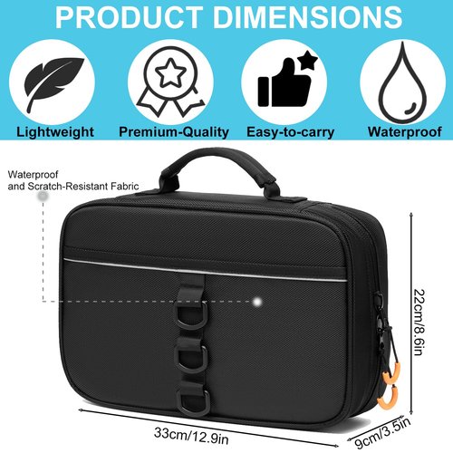 XINTREY Fishing Tackle Bag soft Bait Binder Utility Bait Bass Lure Storage Bag with 4 Single Pocket Sleeves and 2 Double Pocket Sleeves Fishing Tackle Box