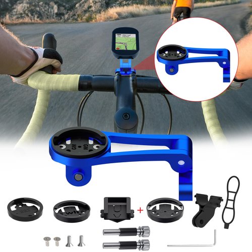 BIKOOCO Out Front Adjustable Bicycle Mount - Bike for Garmin Extended Mountain Bike Computer Road Mountain Cycling GPS Combo Extended Bike Accessories for 32mm Handlebar