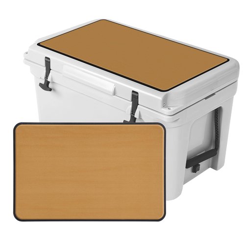 Hjdeck Cooler Pad for RTIC 32 Quart Seat Cushion Soft Self-Ahesive Cooler Pad Accessory - Dark Brown