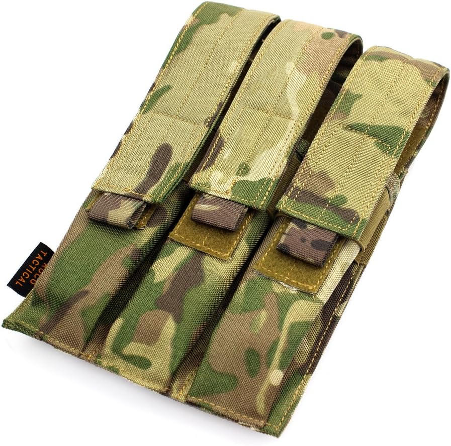 Tactical Molle Magazine Pouch, Kriss Tactical Pistol Triple Mag Pouch, Multi-use