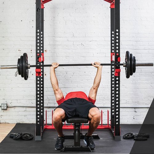 Lifeline Fitness Rubber Grip Plates For Olympic Barbell - 2" Weight Plates for Home or Gym - Strength Training Single Plates - 2.5/5/10/25/35/45 LB Options