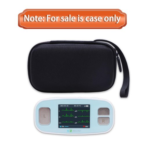 LTGEM Hard Case Compatible with EMAY 6L Portable ECG Monitor (Case Only)