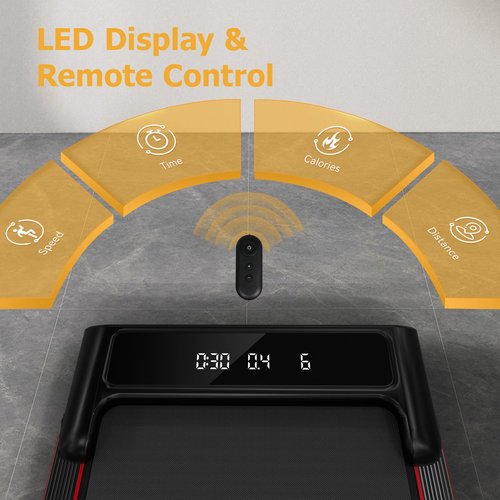 GTRACING Walking Pad Under Desk Treadmill for Home, Portable Treadmill with Remote Control, Jogging Machine 300 lbs Weight Capacity