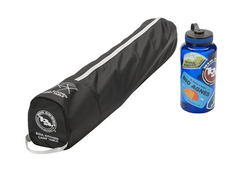 Big Agnes Woodchuck & Soul Kitchen Tables - Ultralight, Hard-Top Tables for Camping and Backpacking, Soul Kitchen Camp Table (Black)
