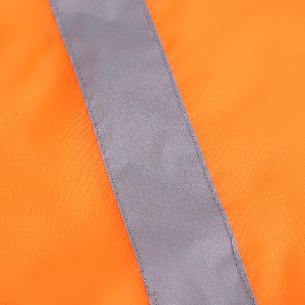 Zerodis Orange Outdoor Airport Windsock Rip-Stop Wind Measurement Sock Bag with Reflective Belt(100cm)