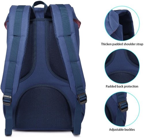 KAUKKO Backpack, (Black (E5-3), 45 x 27 x 17cm (HxBxT)