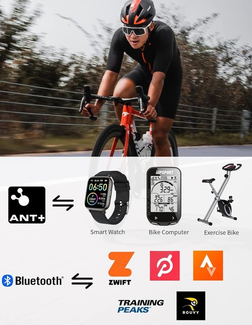 iGPSPORT Speed Sensor or Cadence Sensor for iPhone Android Bike Computer SmartWatch Compatible with ANT+ and Bluebooth