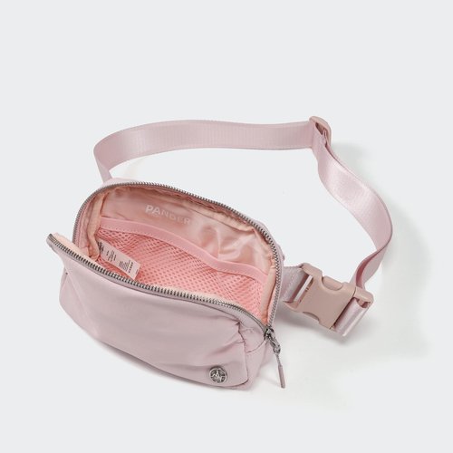 Pander Unisex Belt Bag Fanny Pack for Women with Adjustable Strap, Small Waist Pouch for Workout Running Traveling Hiking. (Pink)
