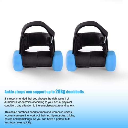 HOMEE Dumbbell Foot Attachment 2PCS,Adjustable Ankle Weights,Monkey Feet Dumbbell Holder,Tibialis Trainer,Ankle Straps for Weight Lifting,Home Gym Equipment for Leg Extensions for Men and Women