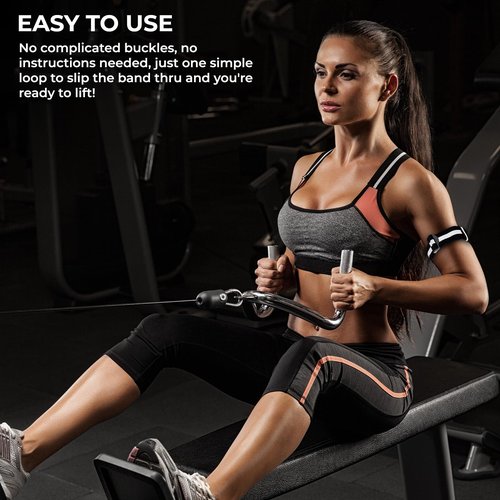 Happy Feet Blood Flow Restriction Bands - Resistance Bands for Glutes, Legs, Arms Training & Hip Building – Weightlifting Fitness Exercise Straps for Men & Women – Pack of 4