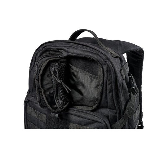 5.11 Tactical Backpack, RUSH 24 2.0 Military Survival Molle Back Pack with Laptop Compartment, 37L, Black, Style 56563ABR