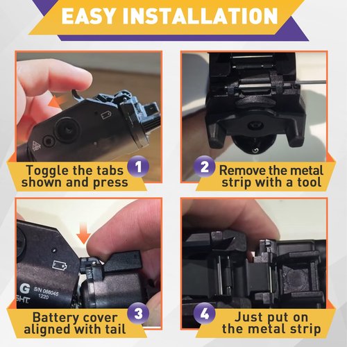 Nvguoes TLR1 Flashlight Parts 691136 Pressure Switch Compatible with Streamlight Battery Door TLR1 and TLR2 Tactical Flashlights