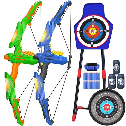 TOY Life Bow Arrow, Bow and Arrow Kids 8-12, Kids Bow and Arrow Set, Kids Archery Set, Toy Bow and Arrow Set, Bow and Arrow for Kids 4-6, Bow and Arrow Set, Bow and Arrow Toy