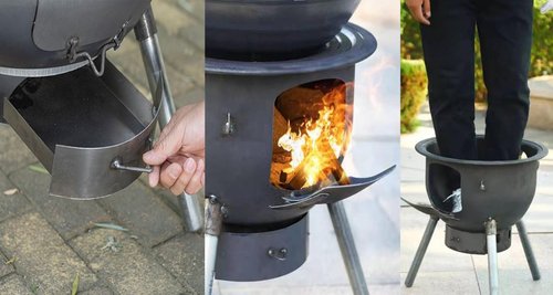 LITAITAI Wood Burning Stove,WoodStove With Chimney Pipes,Small Camping Wood Stove With Anti-Spark and Adjustment Pipe,Hunting,fishing,Cooking,Heating,Drying Clothes Hot Tent Stove(52cm/20.4in)