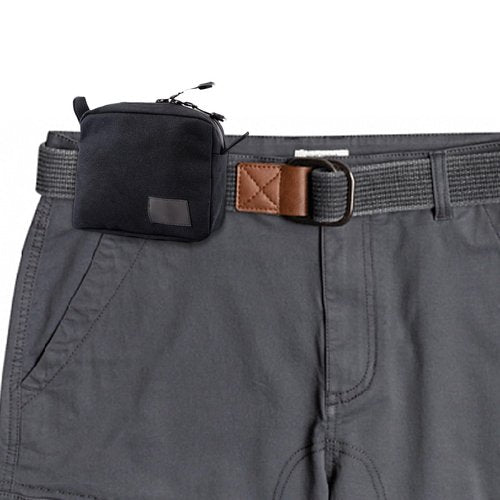 Brand EDC Organizer - Zippered Belt Bag for Men & Women, Side Gusset Design, Ideal for Travel & Hiking